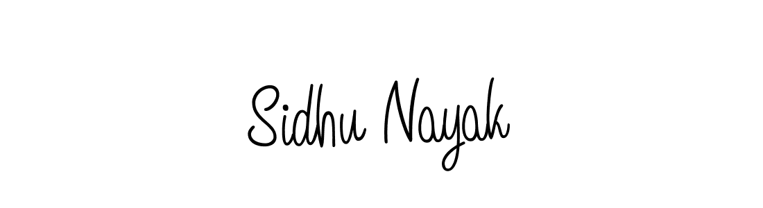 Use a signature maker to create a handwritten signature online. With this signature software, you can design (Angelique-Rose-font-FFP) your own signature for name Sidhu Nayak. Sidhu Nayak signature style 5 images and pictures png