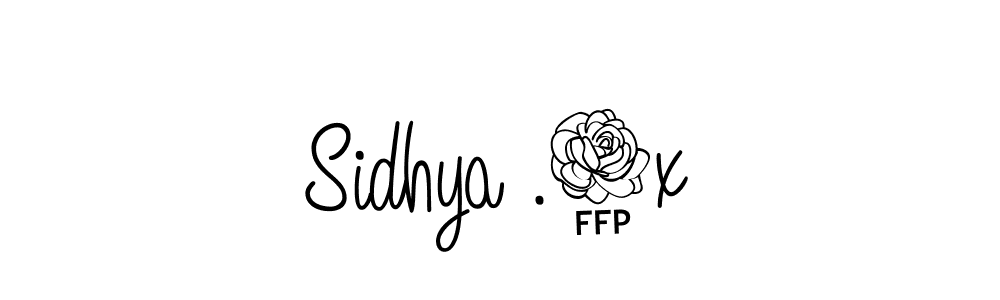 How to make Sidhya .0x signature? Angelique-Rose-font-FFP is a professional autograph style. Create handwritten signature for Sidhya .0x name. Sidhya .0x signature style 5 images and pictures png