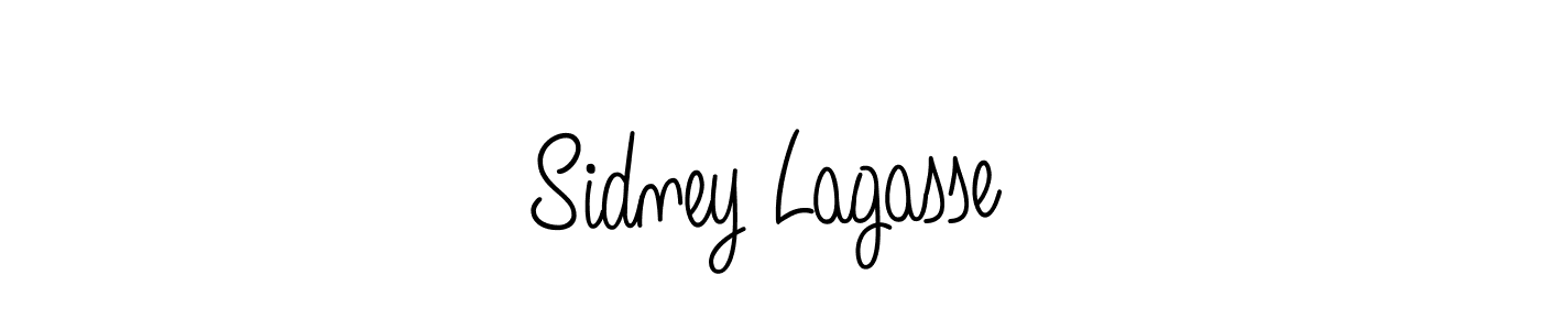 How to Draw Sidney Lagasse signature style? Angelique-Rose-font-FFP is a latest design signature styles for name Sidney Lagasse. Sidney Lagasse signature style 5 images and pictures png