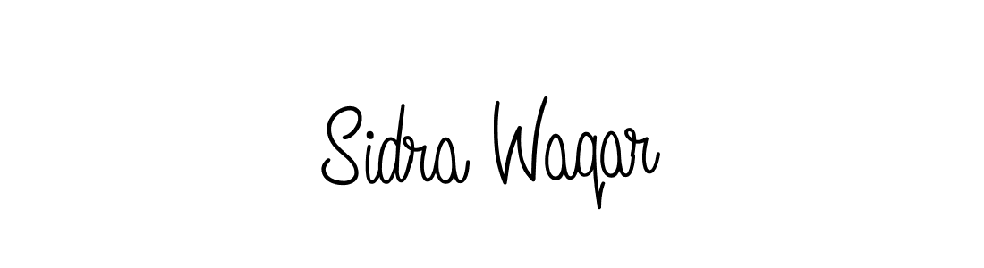 How to Draw Sidra Waqar signature style? Angelique-Rose-font-FFP is a latest design signature styles for name Sidra Waqar. Sidra Waqar signature style 5 images and pictures png