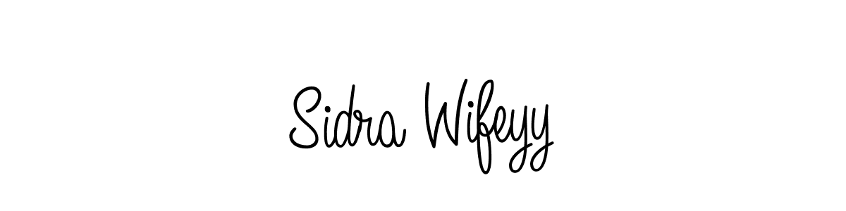 Angelique-Rose-font-FFP is a professional signature style that is perfect for those who want to add a touch of class to their signature. It is also a great choice for those who want to make their signature more unique. Get Sidra Wifeyy name to fancy signature for free. Sidra Wifeyy signature style 5 images and pictures png