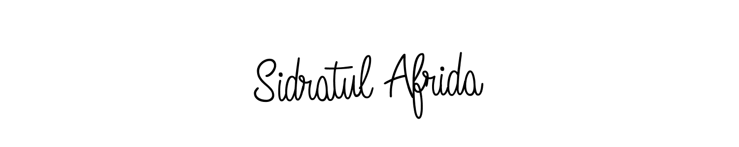 Also we have Sidratul Afrida name is the best signature style. Create professional handwritten signature collection using Angelique-Rose-font-FFP autograph style. Sidratul Afrida signature style 5 images and pictures png