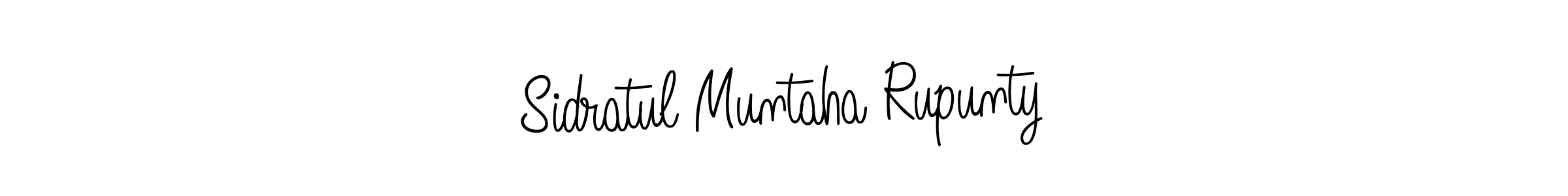 Angelique-Rose-font-FFP is a professional signature style that is perfect for those who want to add a touch of class to their signature. It is also a great choice for those who want to make their signature more unique. Get Sidratul Muntaha Rupunty name to fancy signature for free. Sidratul Muntaha Rupunty signature style 5 images and pictures png