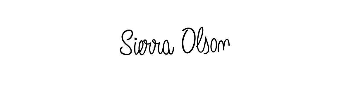 Create a beautiful signature design for name Sierra Olson. With this signature (Angelique-Rose-font-FFP) fonts, you can make a handwritten signature for free. Sierra Olson signature style 5 images and pictures png