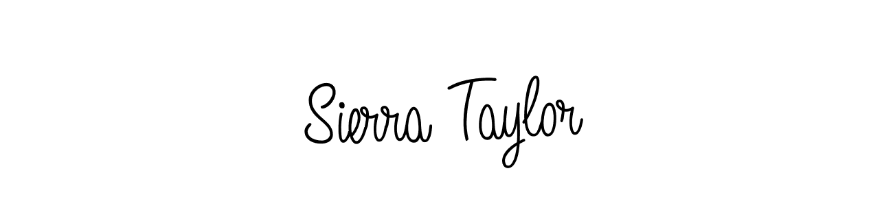 Sierra Taylor stylish signature style. Best Handwritten Sign (Angelique-Rose-font-FFP) for my name. Handwritten Signature Collection Ideas for my name Sierra Taylor. Sierra Taylor signature style 5 images and pictures png