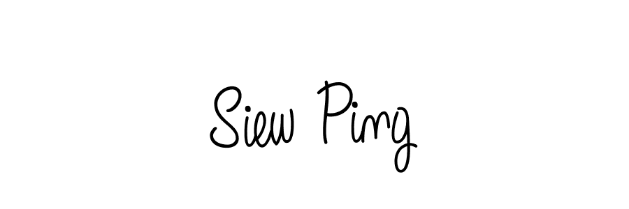 It looks lik you need a new signature style for name Siew Ping. Design unique handwritten (Angelique-Rose-font-FFP) signature with our free signature maker in just a few clicks. Siew Ping signature style 5 images and pictures png