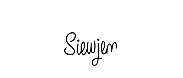 This is the best signature style for the Siewjen name. Also you like these signature font (Angelique-Rose-font-FFP). Mix name signature. Siewjen signature style 5 images and pictures png