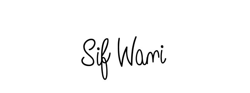 How to make Sif Wani signature? Angelique-Rose-font-FFP is a professional autograph style. Create handwritten signature for Sif Wani name. Sif Wani signature style 5 images and pictures png