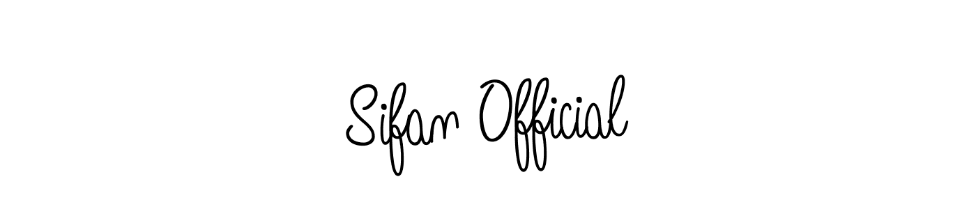 Similarly Angelique-Rose-font-FFP is the best handwritten signature design. Signature creator online .You can use it as an online autograph creator for name Sifan Official. Sifan Official signature style 5 images and pictures png