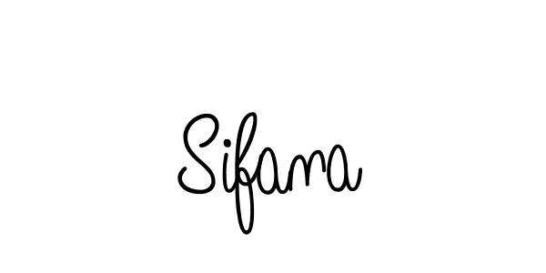 How to make Sifana name signature. Use Angelique-Rose-font-FFP style for creating short signs online. This is the latest handwritten sign. Sifana signature style 5 images and pictures png