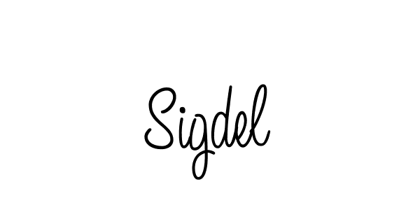 Make a beautiful signature design for name Sigdel. With this signature (Angelique-Rose-font-FFP) style, you can create a handwritten signature for free. Sigdel signature style 5 images and pictures png