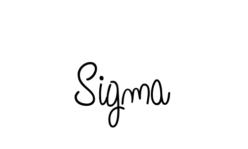 Make a beautiful signature design for name Sigma. With this signature (Angelique-Rose-font-FFP) style, you can create a handwritten signature for free. Sigma signature style 5 images and pictures png