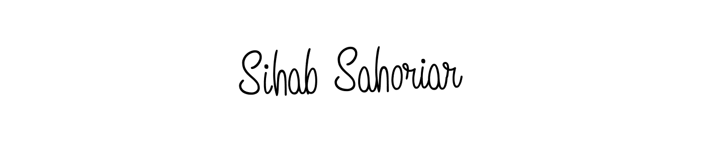 How to Draw Sihab Sahoriar signature style? Angelique-Rose-font-FFP is a latest design signature styles for name Sihab Sahoriar. Sihab Sahoriar signature style 5 images and pictures png