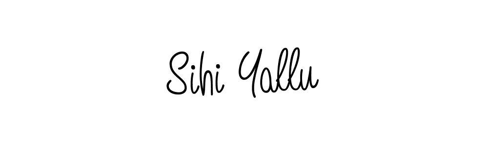 Also we have Sihi Yallu name is the best signature style. Create professional handwritten signature collection using Angelique-Rose-font-FFP autograph style. Sihi Yallu signature style 5 images and pictures png