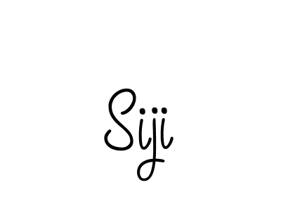 Siji stylish signature style. Best Handwritten Sign (Angelique-Rose-font-FFP) for my name. Handwritten Signature Collection Ideas for my name Siji. Siji signature style 5 images and pictures png
