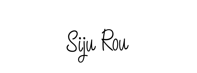 Also You can easily find your signature by using the search form. We will create Siju Rou name handwritten signature images for you free of cost using Angelique-Rose-font-FFP sign style. Siju Rou signature style 5 images and pictures png