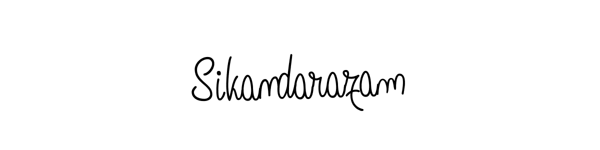 How to make Sikandarazam name signature. Use Angelique-Rose-font-FFP style for creating short signs online. This is the latest handwritten sign. Sikandarazam signature style 5 images and pictures png