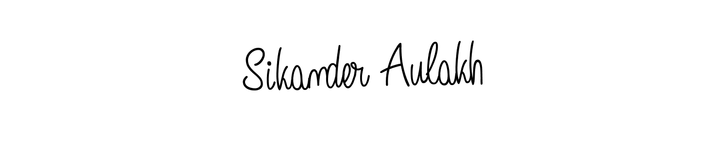 Make a beautiful signature design for name Sikander Aulakh. Use this online signature maker to create a handwritten signature for free. Sikander Aulakh signature style 5 images and pictures png