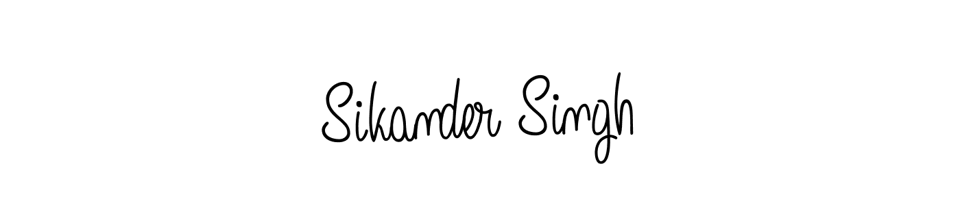 It looks lik you need a new signature style for name Sikander Singh. Design unique handwritten (Angelique-Rose-font-FFP) signature with our free signature maker in just a few clicks. Sikander Singh signature style 5 images and pictures png