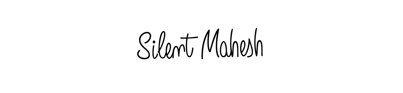 The best way (Angelique-Rose-font-FFP) to make a short signature is to pick only two or three words in your name. The name Silent Mahesh include a total of six letters. For converting this name. Silent Mahesh signature style 5 images and pictures png