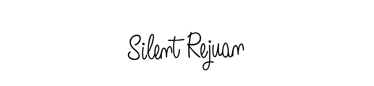 Angelique-Rose-font-FFP is a professional signature style that is perfect for those who want to add a touch of class to their signature. It is also a great choice for those who want to make their signature more unique. Get Silent Rejuan name to fancy signature for free. Silent Rejuan signature style 5 images and pictures png
