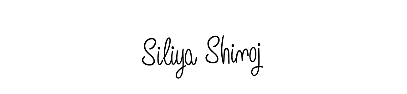 This is the best signature style for the Siliya Shinoj name. Also you like these signature font (Angelique-Rose-font-FFP). Mix name signature. Siliya Shinoj signature style 5 images and pictures png