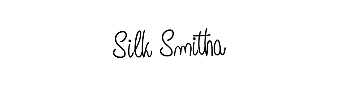 The best way (Angelique-Rose-font-FFP) to make a short signature is to pick only two or three words in your name. The name Silk Smitha include a total of six letters. For converting this name. Silk Smitha signature style 5 images and pictures png