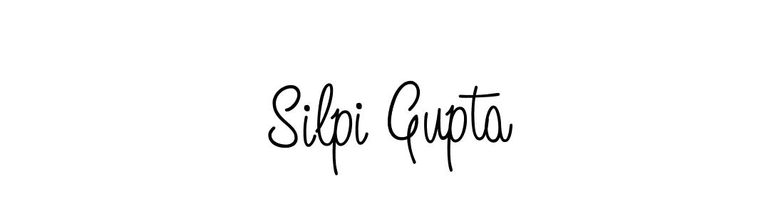 Create a beautiful signature design for name Silpi Gupta. With this signature (Angelique-Rose-font-FFP) fonts, you can make a handwritten signature for free. Silpi Gupta signature style 5 images and pictures png