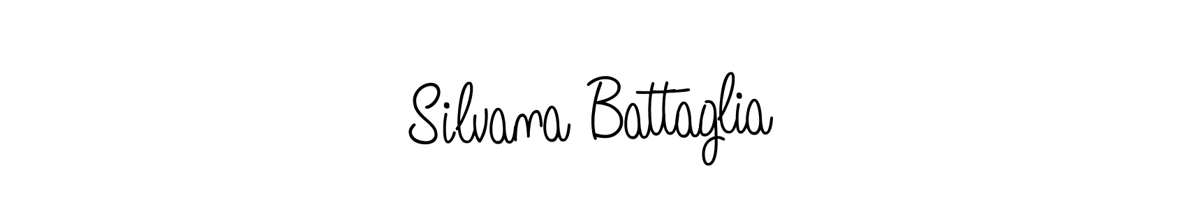 Design your own signature with our free online signature maker. With this signature software, you can create a handwritten (Angelique-Rose-font-FFP) signature for name Silvana Battaglia. Silvana Battaglia signature style 5 images and pictures png