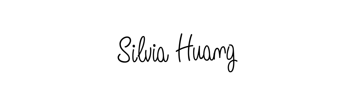 Make a beautiful signature design for name Silvia Huang. With this signature (Angelique-Rose-font-FFP) style, you can create a handwritten signature for free. Silvia Huang signature style 5 images and pictures png