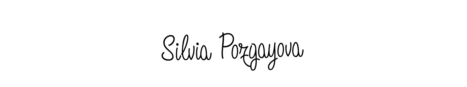 You can use this online signature creator to create a handwritten signature for the name Silvia Pozgayova. This is the best online autograph maker. Silvia Pozgayova signature style 5 images and pictures png