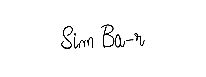 This is the best signature style for the Sim Ba-r name. Also you like these signature font (Angelique-Rose-font-FFP). Mix name signature. Sim Ba-r signature style 5 images and pictures png