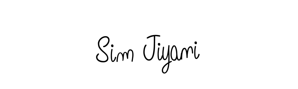 Create a beautiful signature design for name Sim Jiyani. With this signature (Angelique-Rose-font-FFP) fonts, you can make a handwritten signature for free. Sim Jiyani signature style 5 images and pictures png