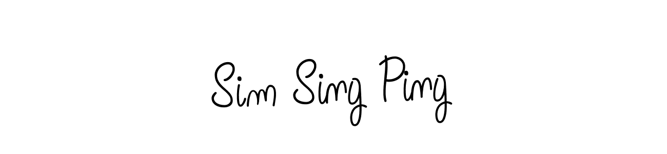 This is the best signature style for the Sim Sing Ping name. Also you like these signature font (Angelique-Rose-font-FFP). Mix name signature. Sim Sing Ping signature style 5 images and pictures png