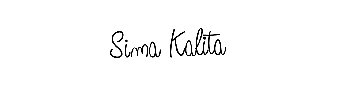 Also You can easily find your signature by using the search form. We will create Sima Kalita name handwritten signature images for you free of cost using Angelique-Rose-font-FFP sign style. Sima Kalita signature style 5 images and pictures png