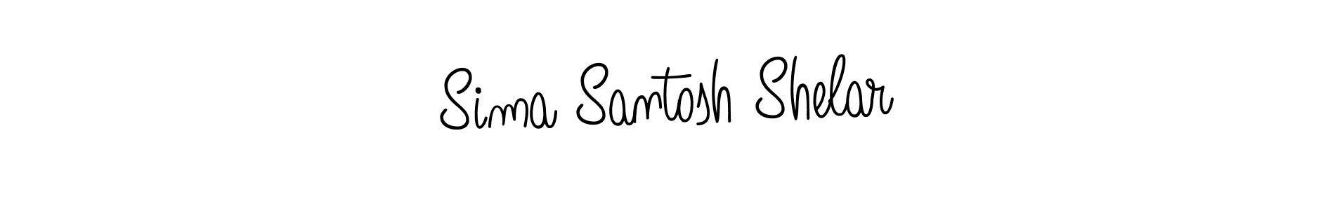 How to make Sima Santosh Shelar signature? Angelique-Rose-font-FFP is a professional autograph style. Create handwritten signature for Sima Santosh Shelar name. Sima Santosh Shelar signature style 5 images and pictures png