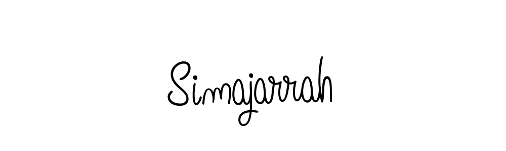 Make a short Simajarrah signature style. Manage your documents anywhere anytime using Angelique-Rose-font-FFP. Create and add eSignatures, submit forms, share and send files easily. Simajarrah signature style 5 images and pictures png