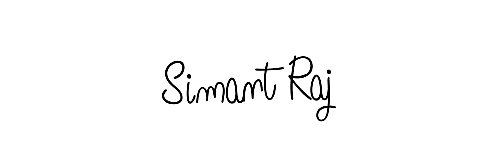Angelique-Rose-font-FFP is a professional signature style that is perfect for those who want to add a touch of class to their signature. It is also a great choice for those who want to make their signature more unique. Get Simant Raj name to fancy signature for free. Simant Raj signature style 5 images and pictures png