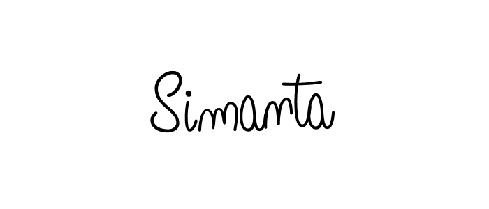 Simanta stylish signature style. Best Handwritten Sign (Angelique-Rose-font-FFP) for my name. Handwritten Signature Collection Ideas for my name Simanta. Simanta signature style 5 images and pictures png