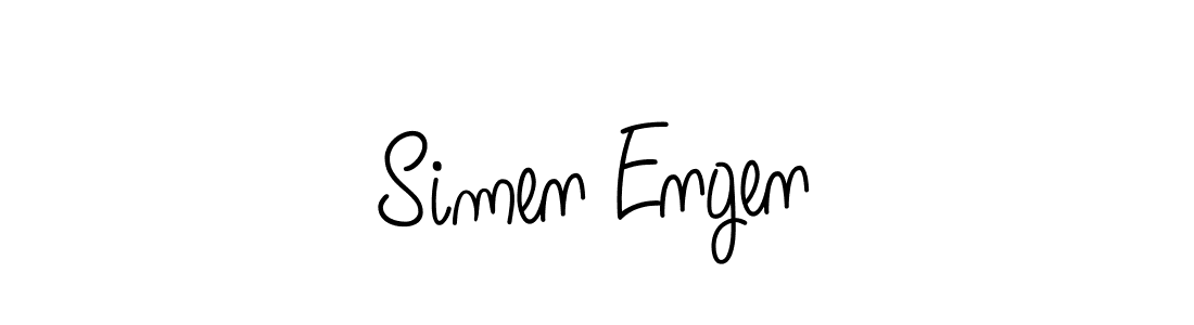 This is the best signature style for the Simen Engen name. Also you like these signature font (Angelique-Rose-font-FFP). Mix name signature. Simen Engen signature style 5 images and pictures png