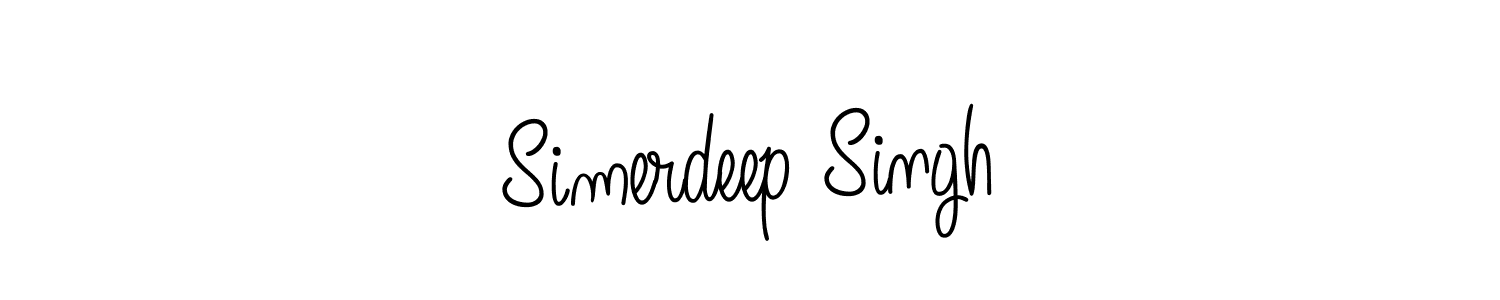 Best and Professional Signature Style for Simerdeep Singh. Angelique-Rose-font-FFP Best Signature Style Collection. Simerdeep Singh signature style 5 images and pictures png