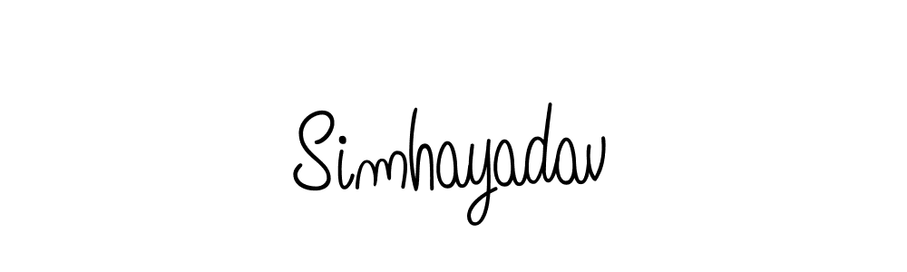 Here are the top 10 professional signature styles for the name Simhayadav. These are the best autograph styles you can use for your name. Simhayadav signature style 5 images and pictures png