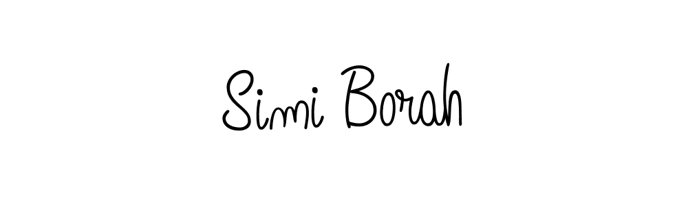 Similarly Angelique-Rose-font-FFP is the best handwritten signature design. Signature creator online .You can use it as an online autograph creator for name Simi Borah. Simi Borah signature style 5 images and pictures png