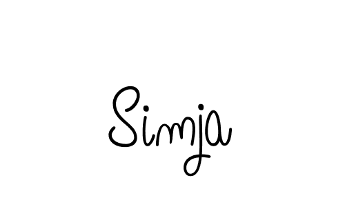 Here are the top 10 professional signature styles for the name Simja. These are the best autograph styles you can use for your name. Simja signature style 5 images and pictures png