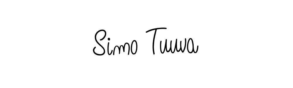This is the best signature style for the Simo Tuuva name. Also you like these signature font (Angelique-Rose-font-FFP). Mix name signature. Simo Tuuva signature style 5 images and pictures png