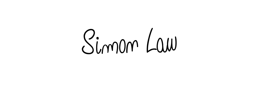 How to Draw Simon Law signature style? Angelique-Rose-font-FFP is a latest design signature styles for name Simon Law. Simon Law signature style 5 images and pictures png