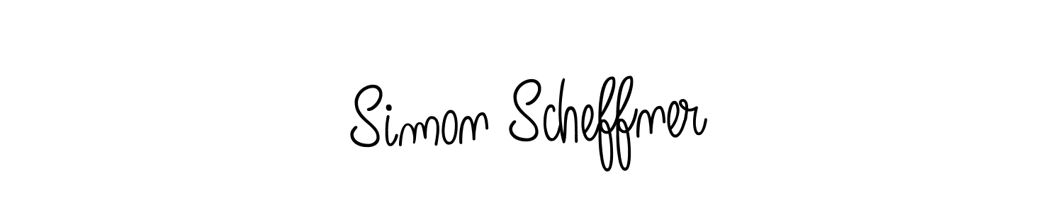 Make a beautiful signature design for name Simon Scheffner. With this signature (Angelique-Rose-font-FFP) style, you can create a handwritten signature for free. Simon Scheffner signature style 5 images and pictures png