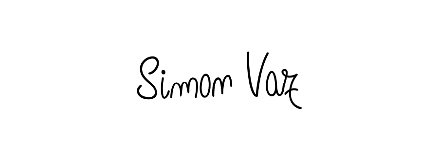 Similarly Angelique-Rose-font-FFP is the best handwritten signature design. Signature creator online .You can use it as an online autograph creator for name Simon Vaz. Simon Vaz signature style 5 images and pictures png