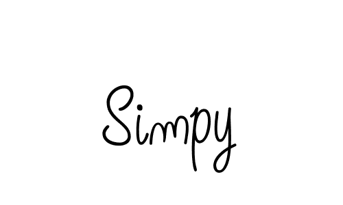 How to make Simpy name signature. Use Angelique-Rose-font-FFP style for creating short signs online. This is the latest handwritten sign. Simpy signature style 5 images and pictures png