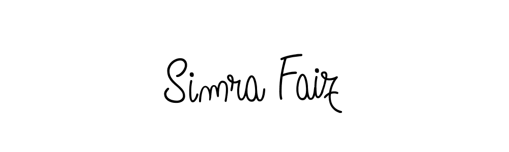 if you are searching for the best signature style for your name Simra Faiz. so please give up your signature search. here we have designed multiple signature styles  using Angelique-Rose-font-FFP. Simra Faiz signature style 5 images and pictures png